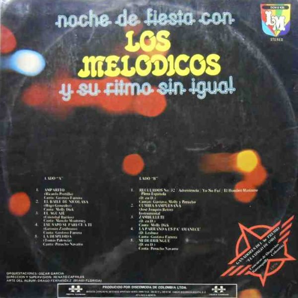 Noche De Fiesta Con Los Melódicos Y Su Ritmo Sin Igual - Imagen 2