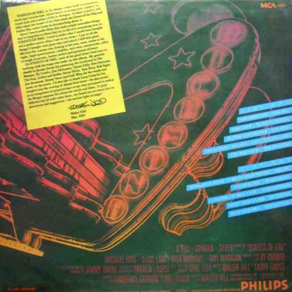 Streets Of Fire - Music From The Original Motion Picture Soundtrack - Imagen 2