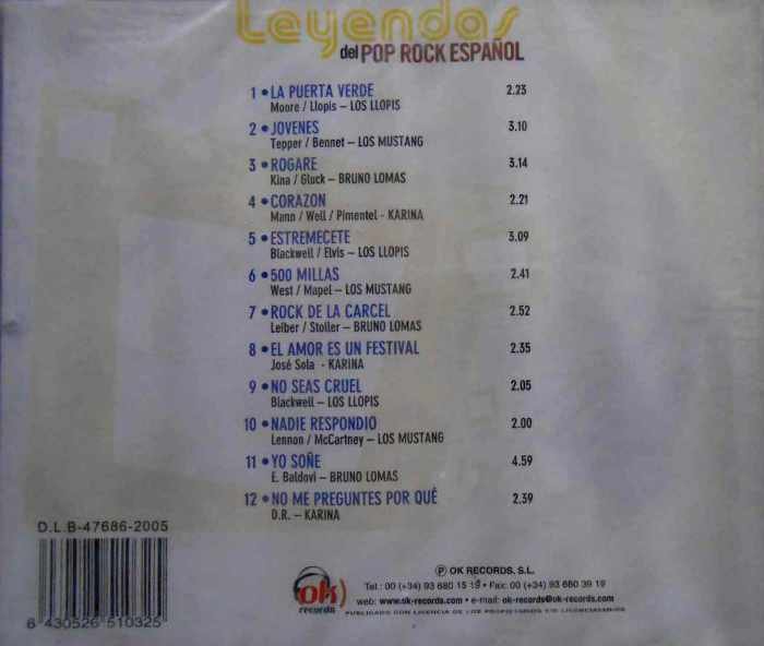 Leyendas Del Pop Rock Español - Imagen 2