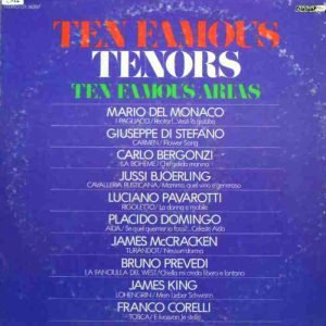 Ten Famous Tenors