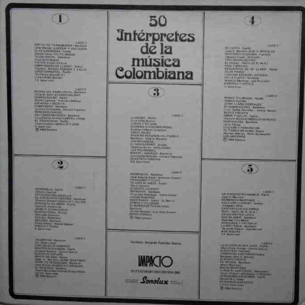 50 Intérpretes De La Música Colombiana - Imagen 2