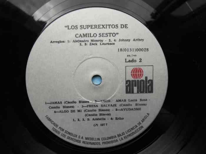 Los Superexitos De Camilo Sesto - Imagen 4