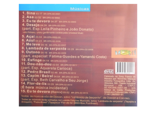 Augusto Martins Canta Djavan - Imagen 2
