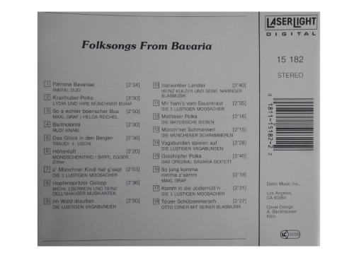 Folksongs From Bavaria - Imagen 2