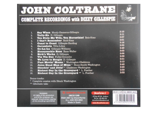 Complete Recordings With Dizzy Gillespie - Imagen 2
