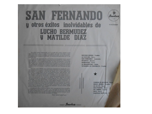 San Fernando Y Otros Éxitos Inolvidables De Lucho Bermudez Y Matilde Diaz - Imagen 2