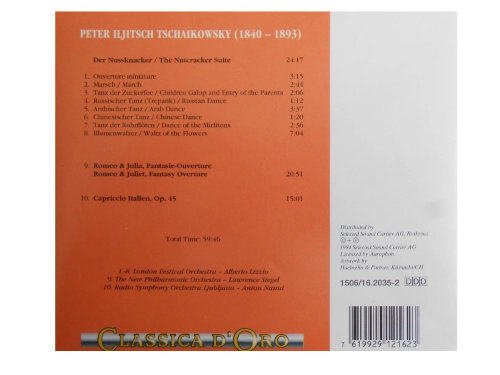 Der Nussknacker = The Nutcracker / Romeo & Julia / Capriccio Italien, Op. 45 - Imagen 2