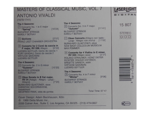 Masters Of Classical Music, Vol.7: Vivaldi - Imagen 2