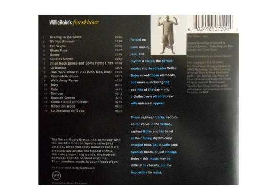 Willie Bobo's Finest Hour - Imagen 2
